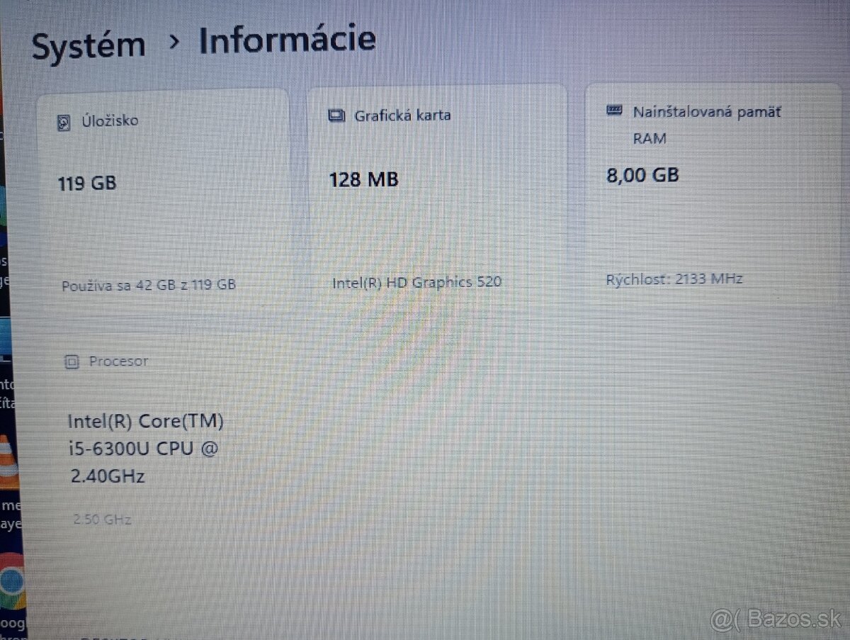 Lenovo thinkpad t470 ,Intel(R) Core™i5 , 8gb ram , HDMI - 5