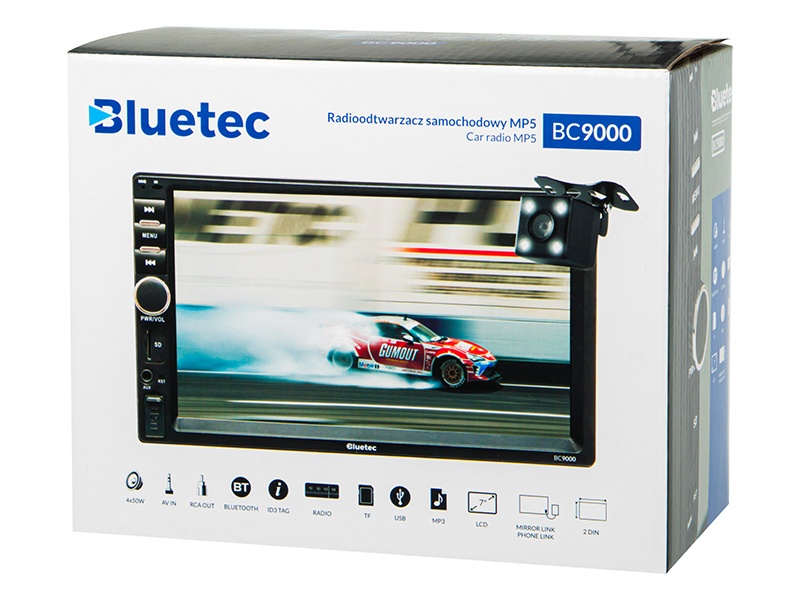 Autorádio na USB a BT 2DIN, BLUETEC BC9000 - 5
