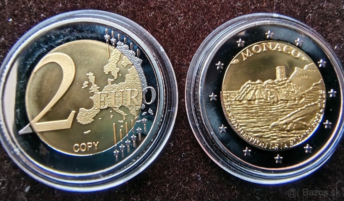 MONACO/MONAKO: NAJVZACNEJŠIE 2 EURO-2007a2015 REPLIKY - 5