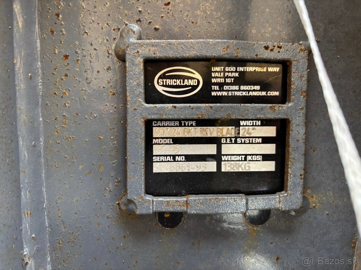 Podkopové Lyžice na traktorbager JCB 3cx - 5