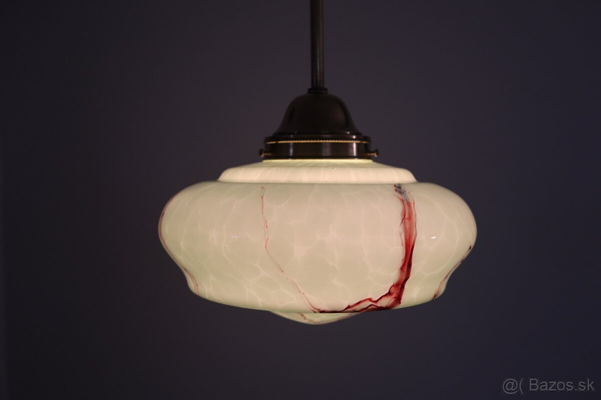 Starožitný mosadzný luster. - 5