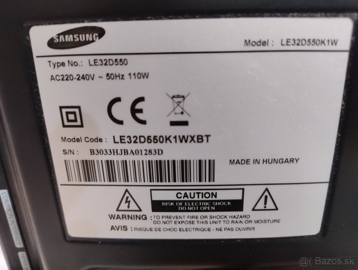 Samsung LE32D550 - 5