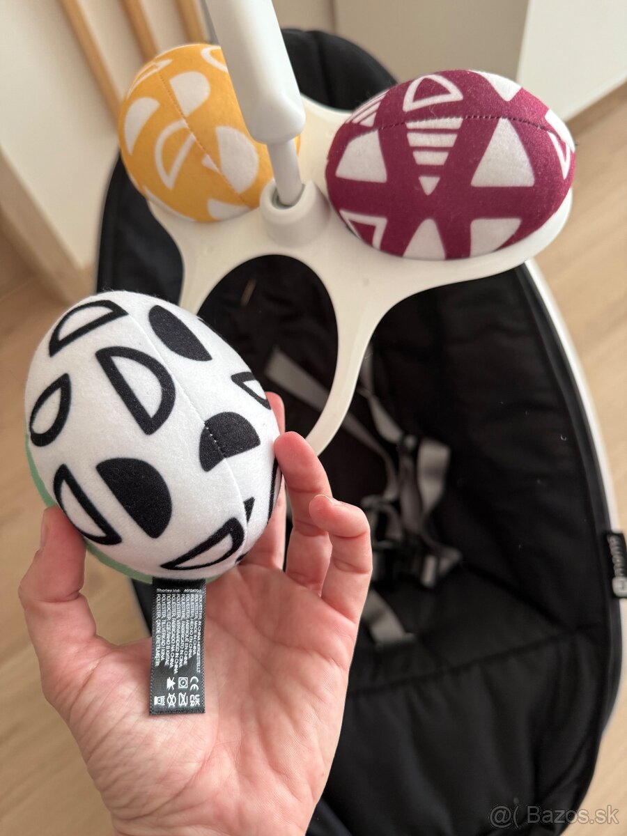 4moms Lehátko mamaROO 5.0 - Classic Black - 5