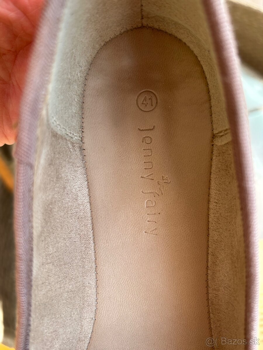Predám béžové mokasíny - 5