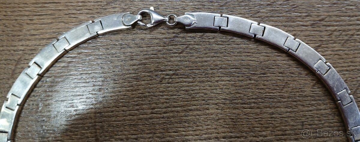 Masívny strieborný náhrdelník - 5