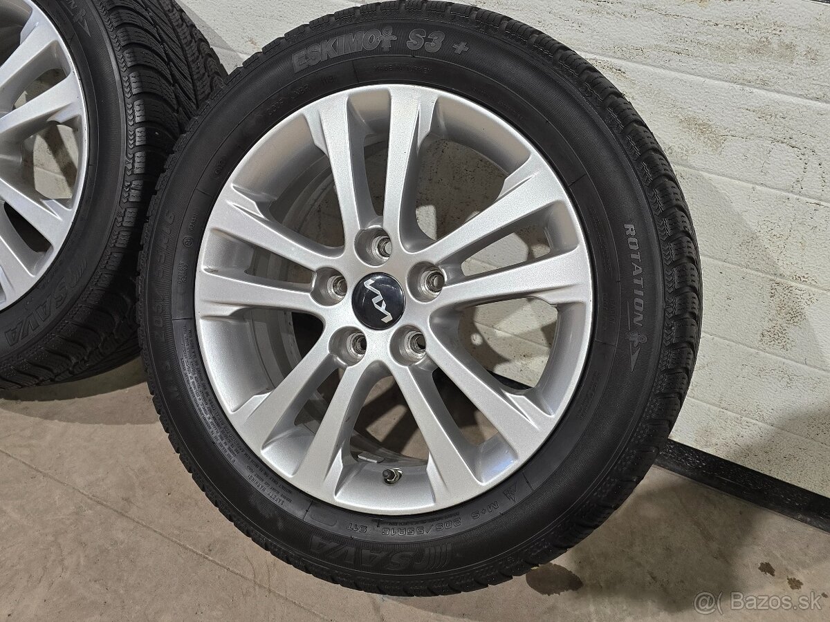 Zimná Sada KIA/HYUNDAI 5x114,3+Sava 205/55 R16 - 5