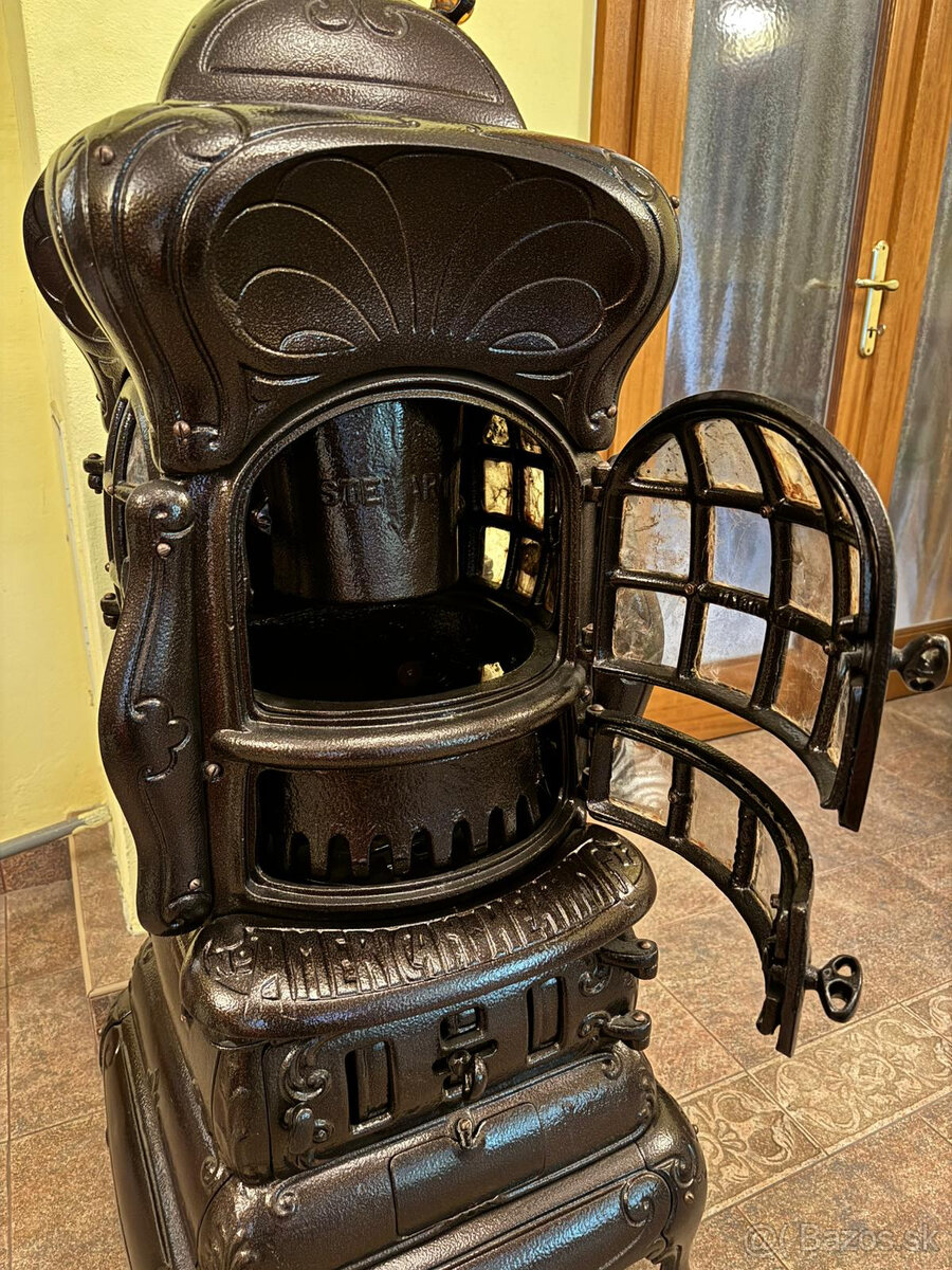 Starožitná pec AMERICAN HEATING, prel. 19./20. storočia - 5