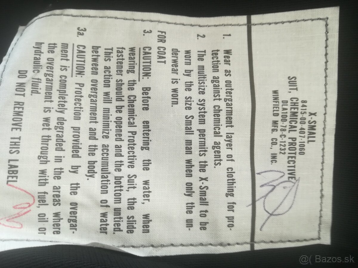 Vojenský ochranný oblek, aj na motorku - 5