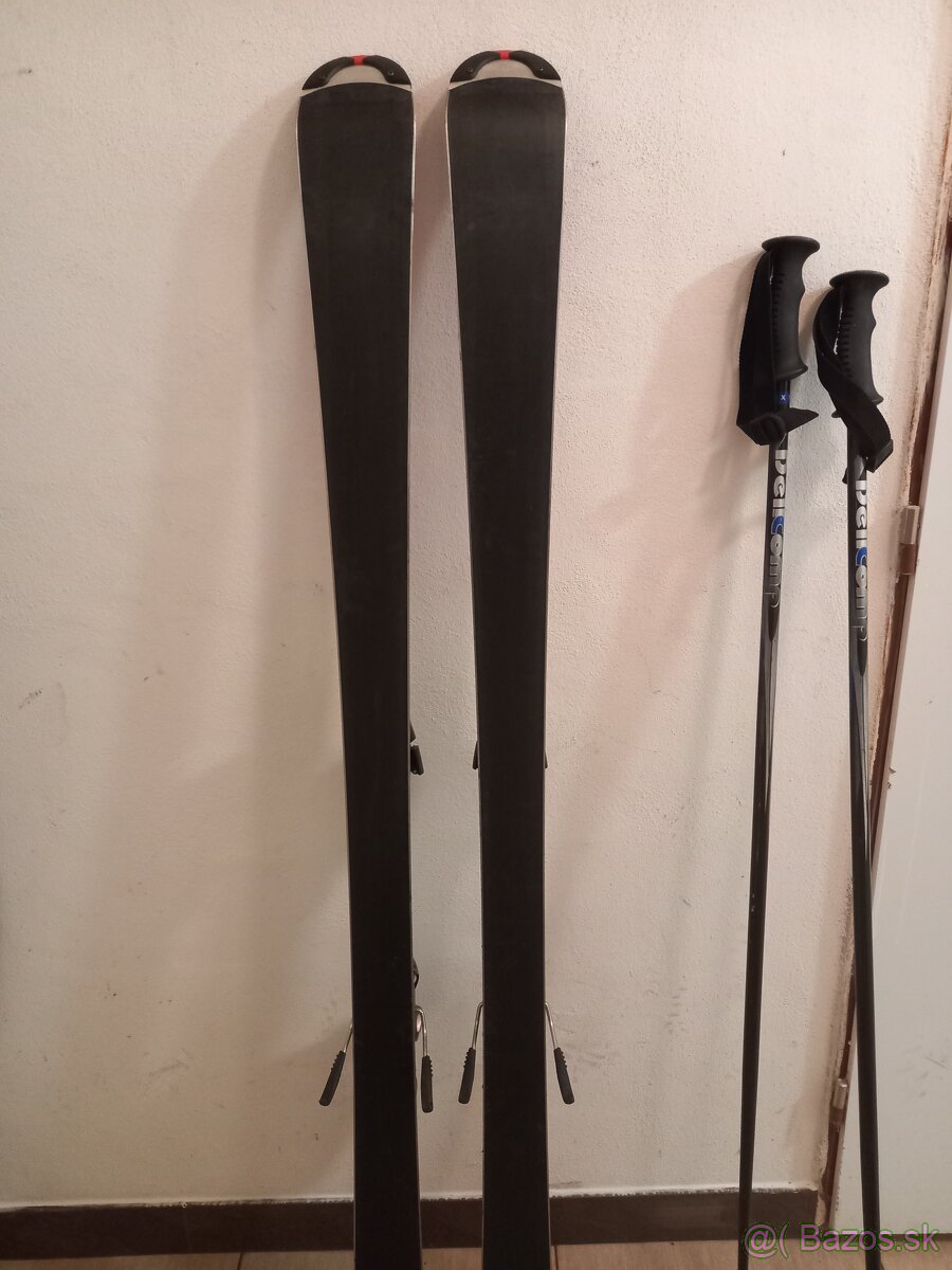 Pánske Lyže,lyžiarky a palice - 5