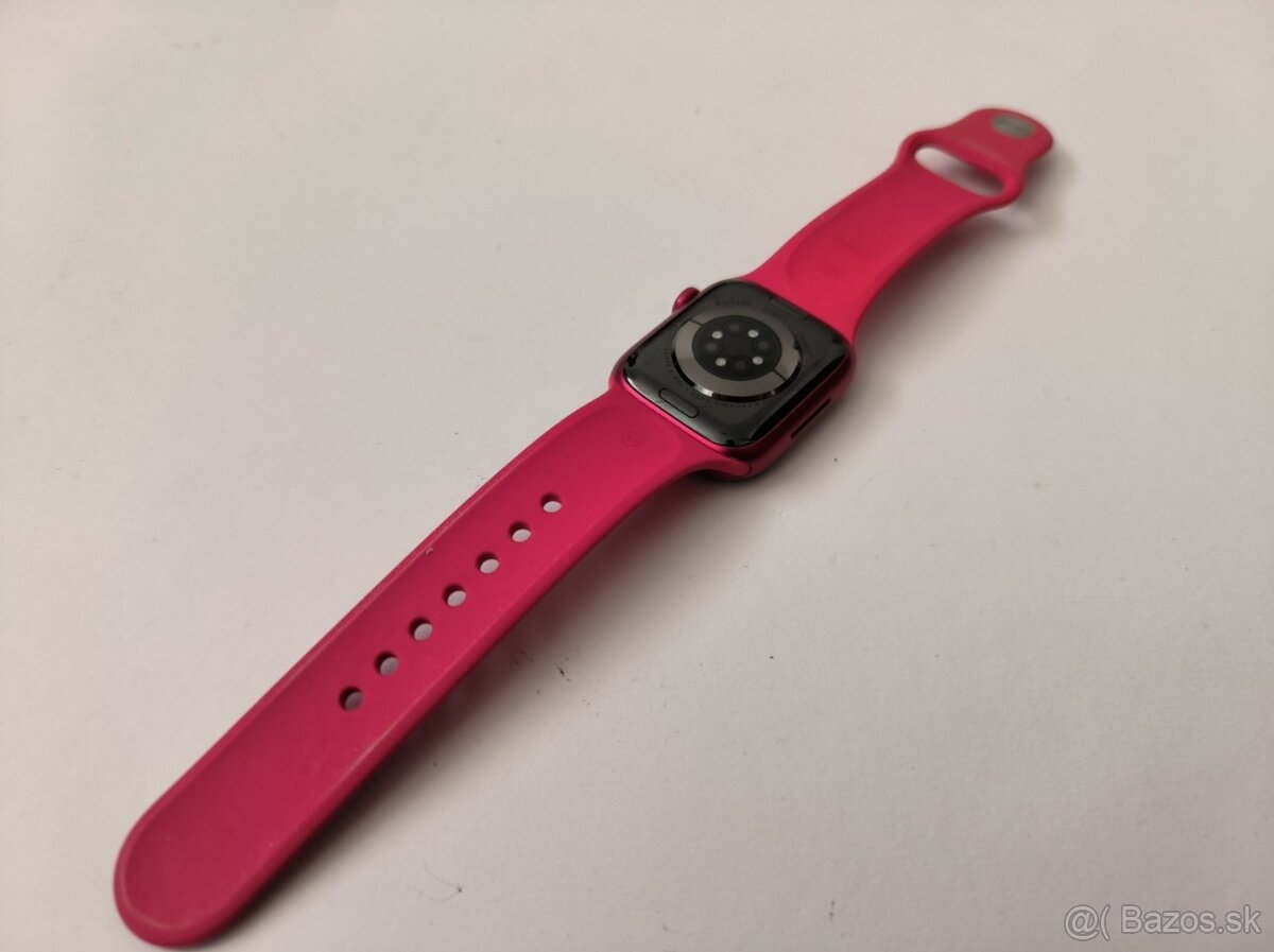apple watch 7 41mm Red / Batéria 85% - 5