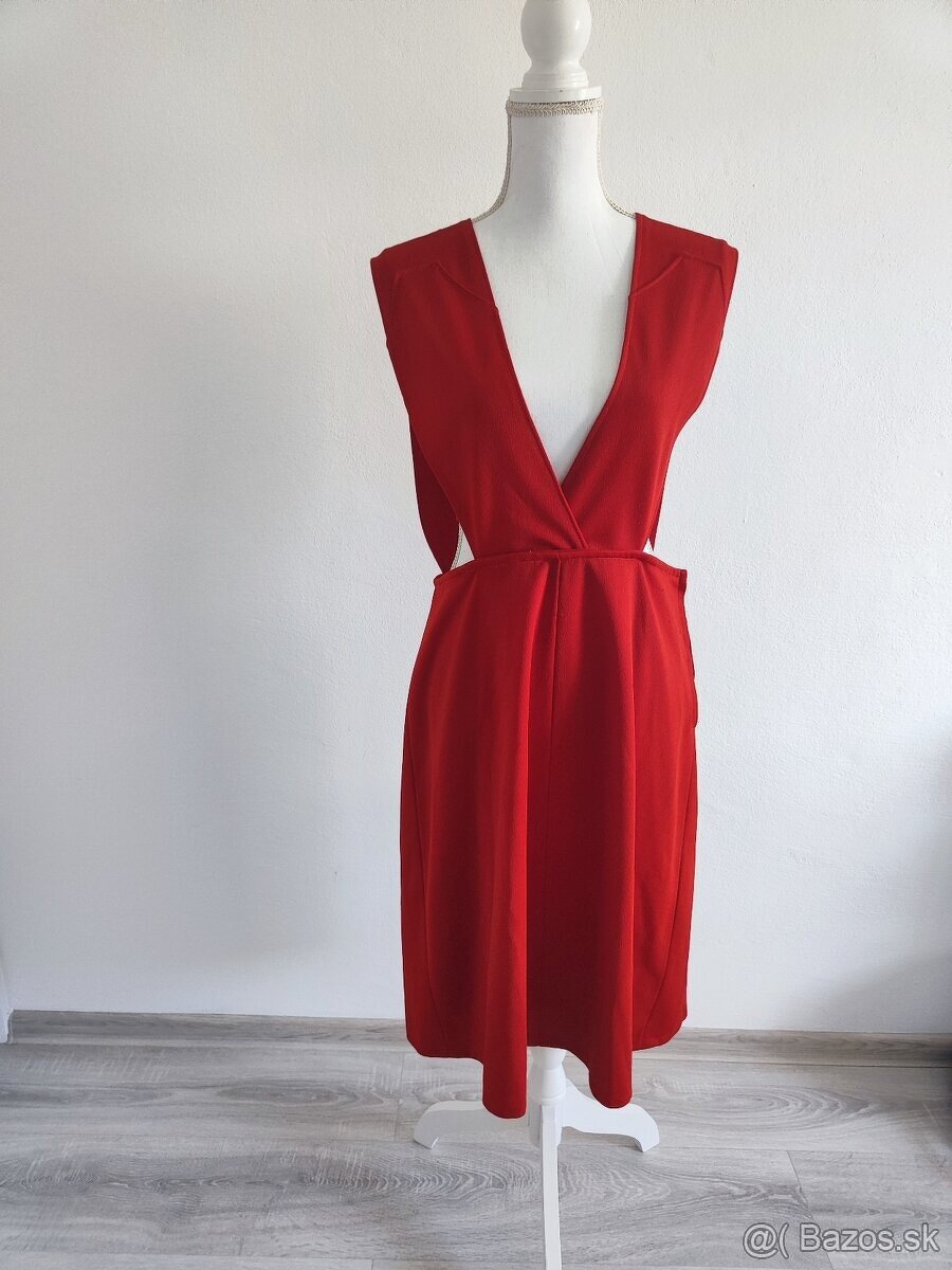 čierne šaty - veľkosť 44, značka Orsay, červené šaty - 5