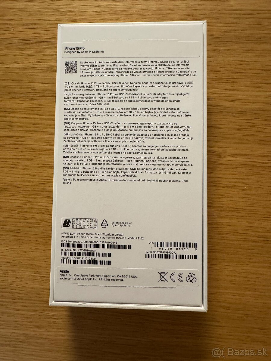 iPhone 15 Pro 256GB Black Titanium - 5