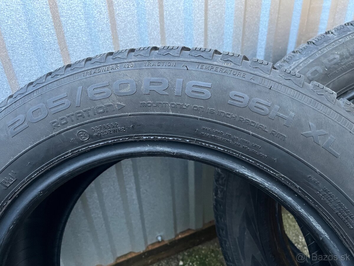 205/60 R16 zimne Nokian - 5