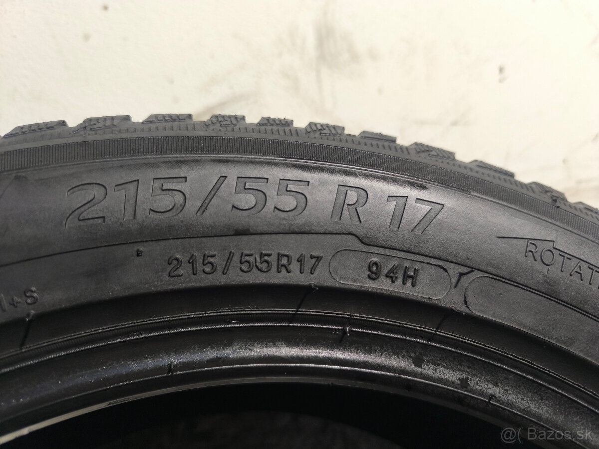 215/55 R17 Zimné pneumatiky Michelin Alpin 2 kusy - 5