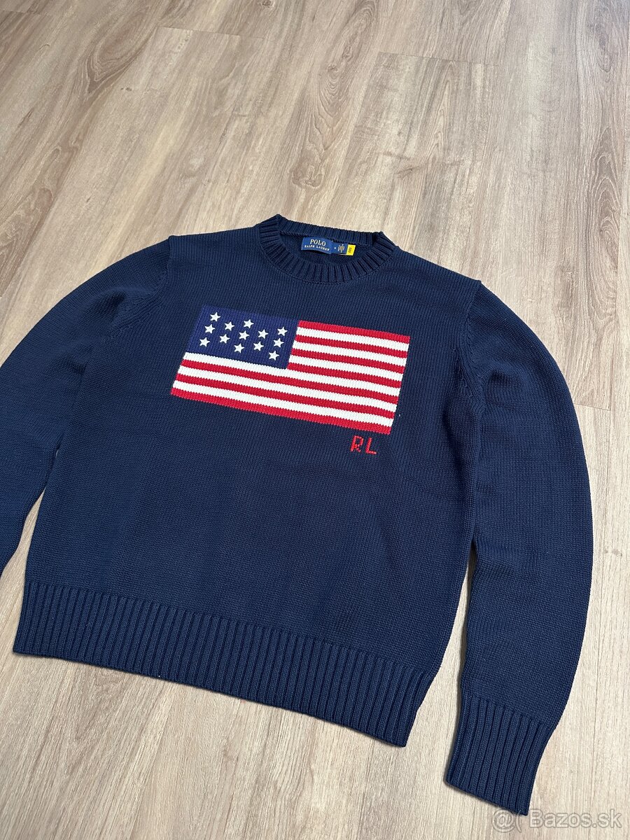 Ralph Lauren American Flag Sveter - 5