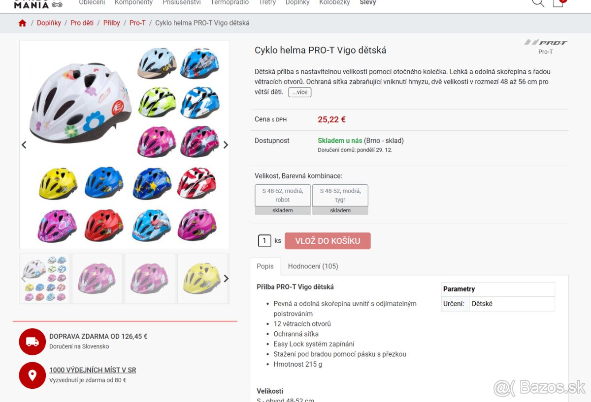 Cyklo helma PRO-T VIGO - detská - 5