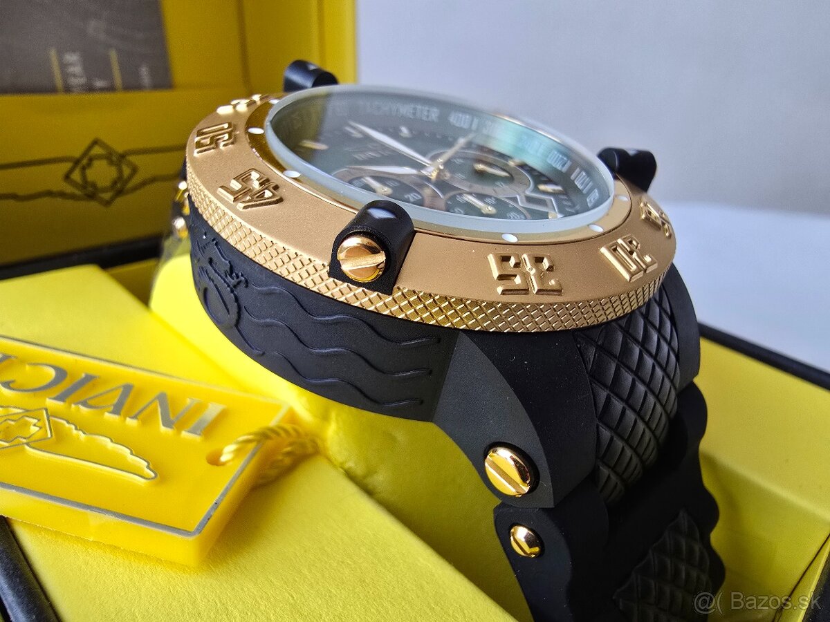 Invicta Subaqua black gold 200m - 5