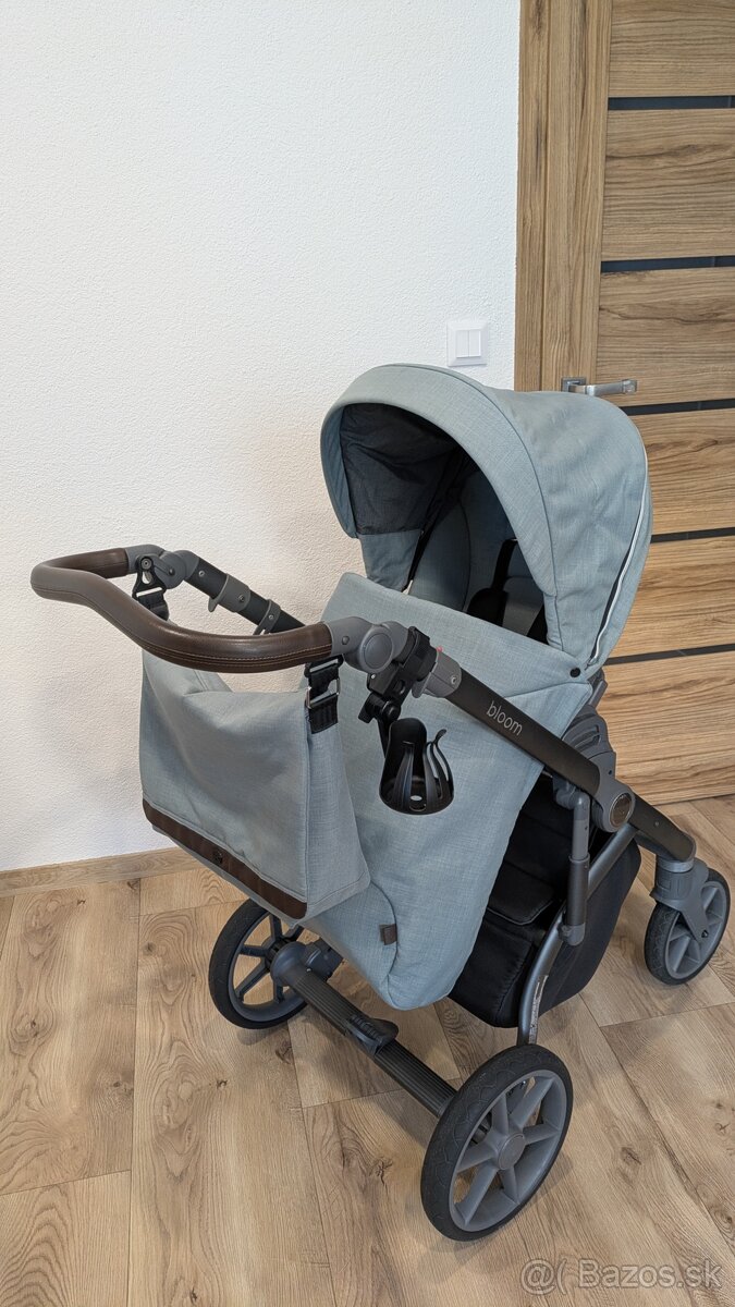 Kočík ROAN Bloom Titanium 3-kombinácia a základňa Isofix - 5