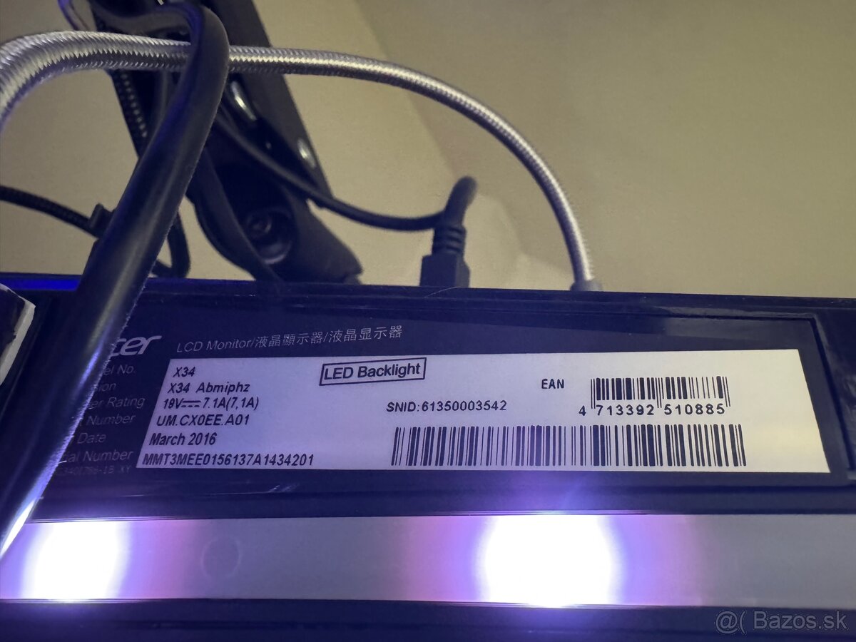 Ultrawide IPS Monitor Acer Predator X34A - 5