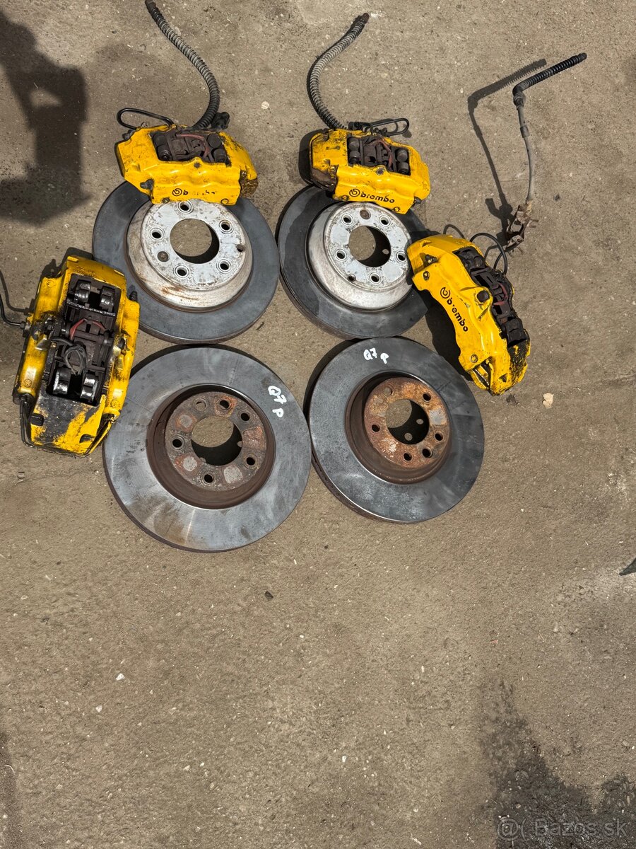 Predám brzdice kotuce Brembo Audi q7 brembo - 5
