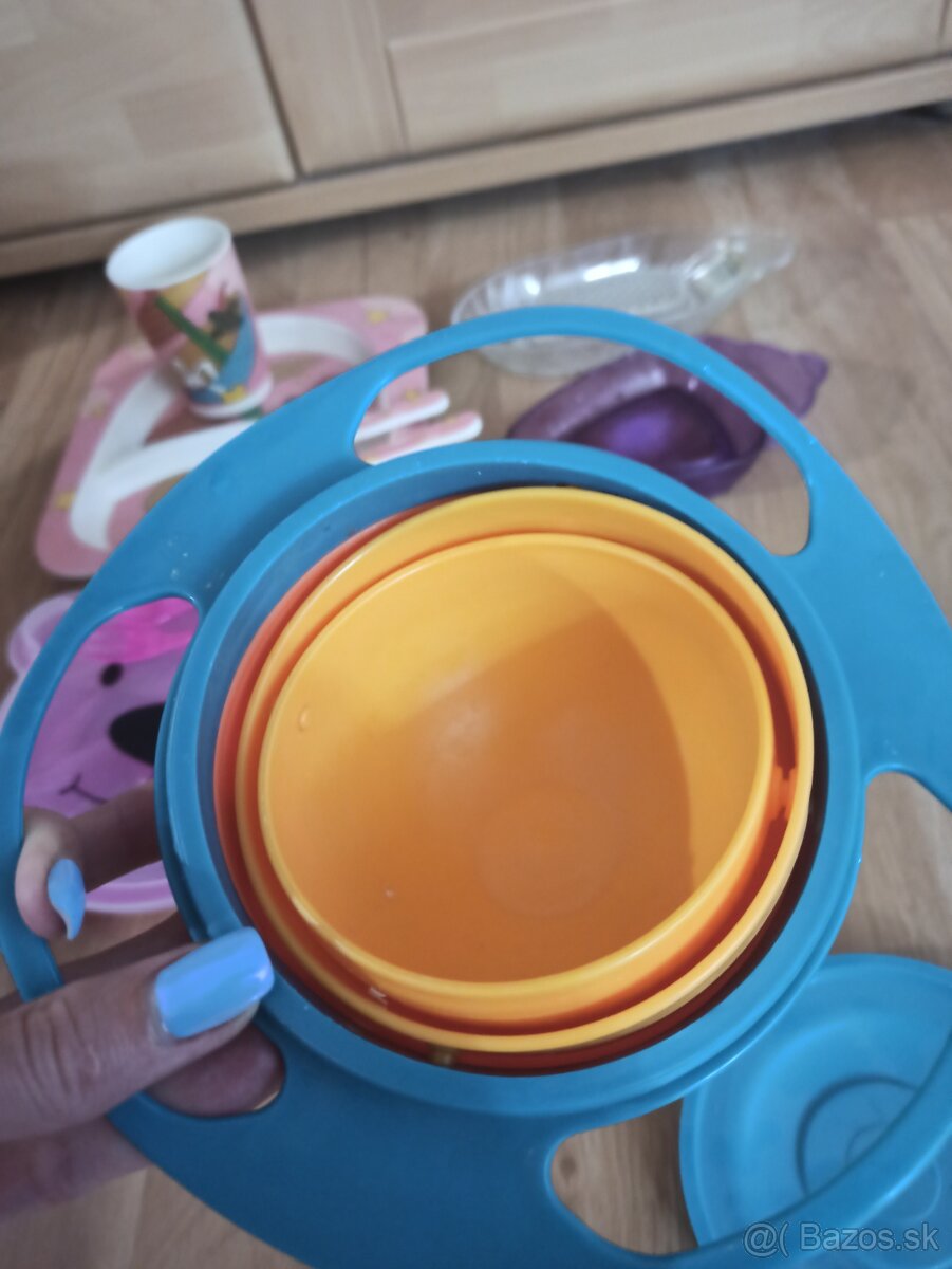 Tanieriky s príborom, miska, struhadla - 5