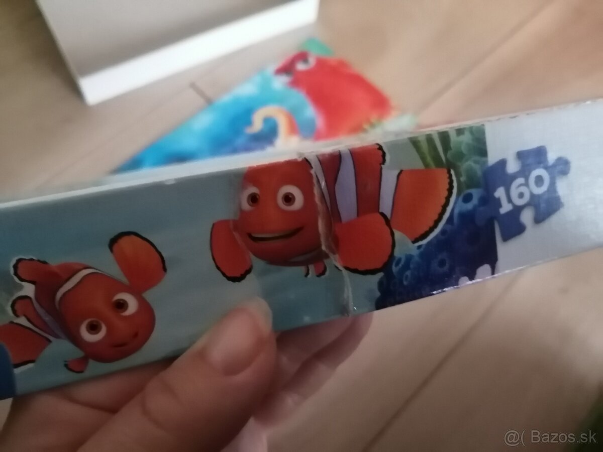 Puzzle Hľadá sa Dory, Macko PU, Bambi, Minnie, Ebchantimals - 5