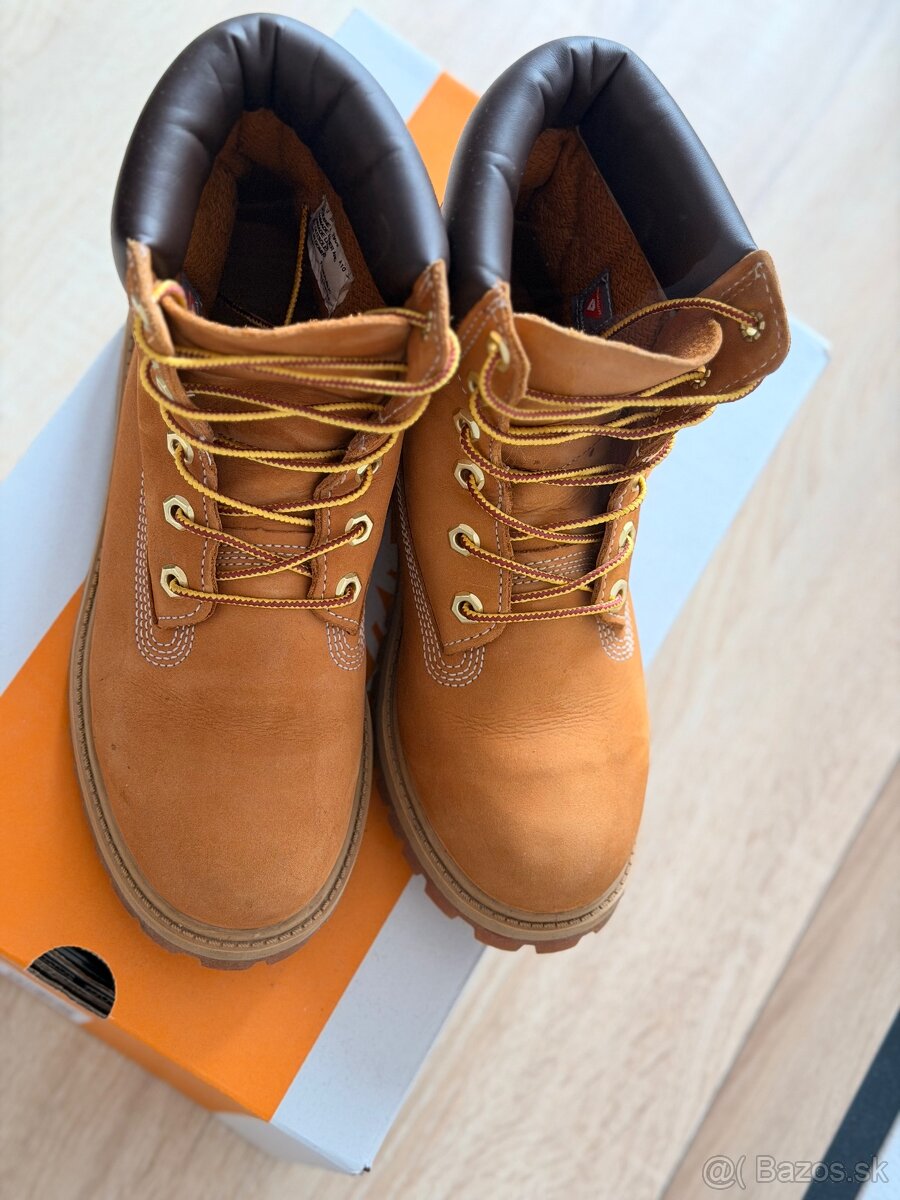 Kožená obuv Timberland - 5