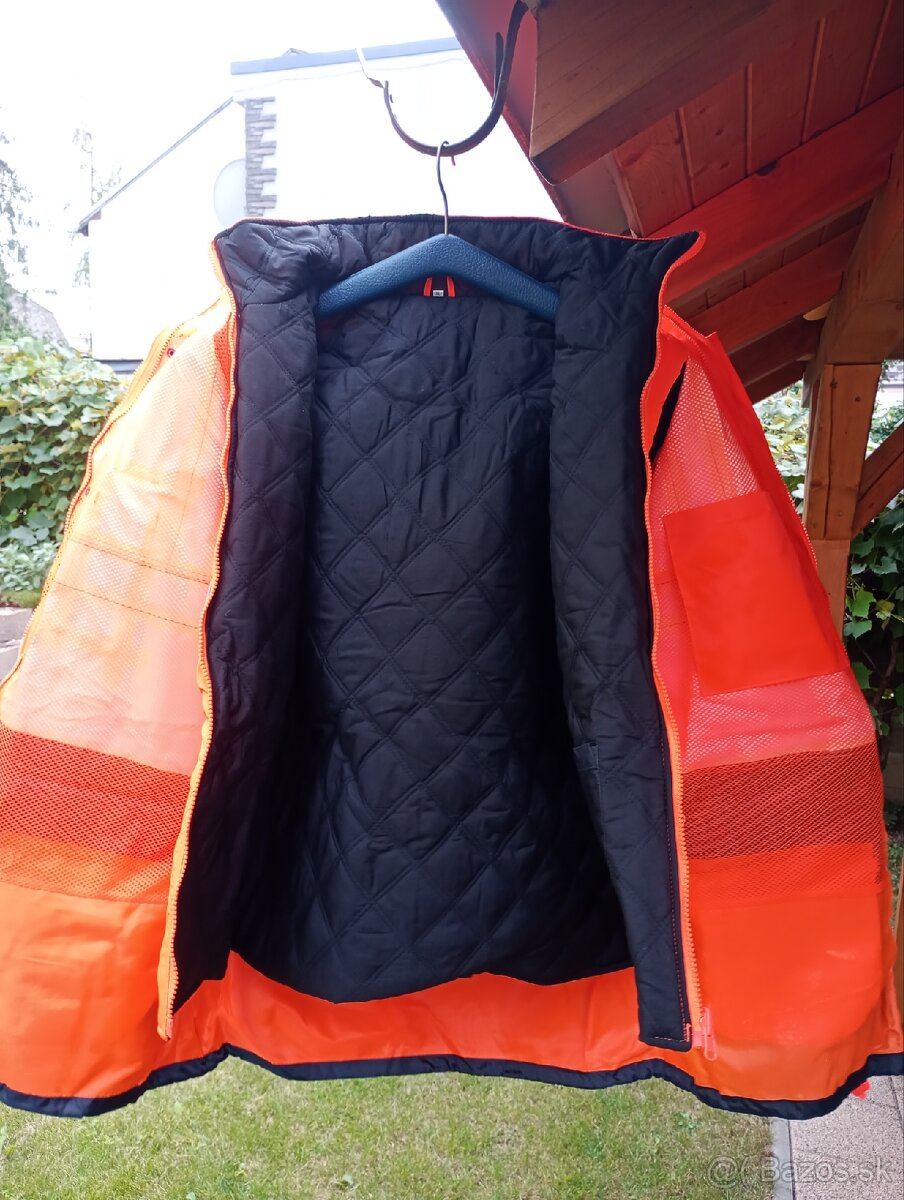 Reflexná bunda XXL ČERVA 5v1 - 5