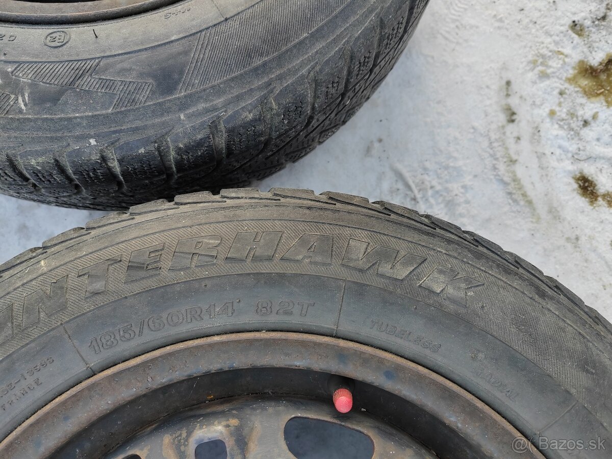 Zimné pneumatiky s plechovými diskami - 5