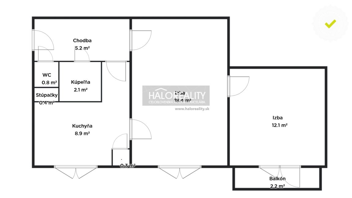 HALO reality - Predaj, dvojizbový byt Prievidza, Sídlisko Ža - 5