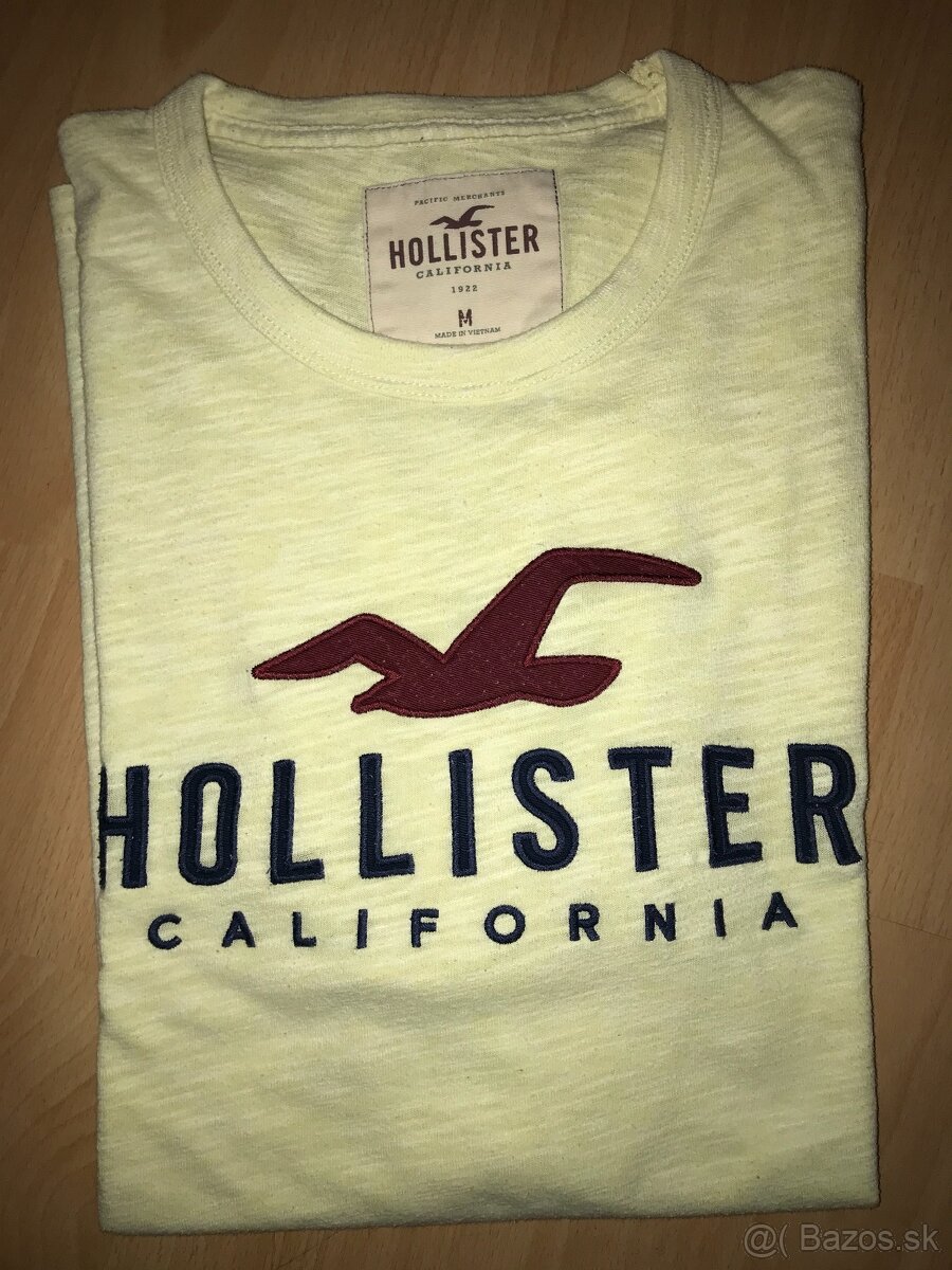 SÚPRAVA HOLLISTER: kraťasy + 2 x tričko veľ. M - 5