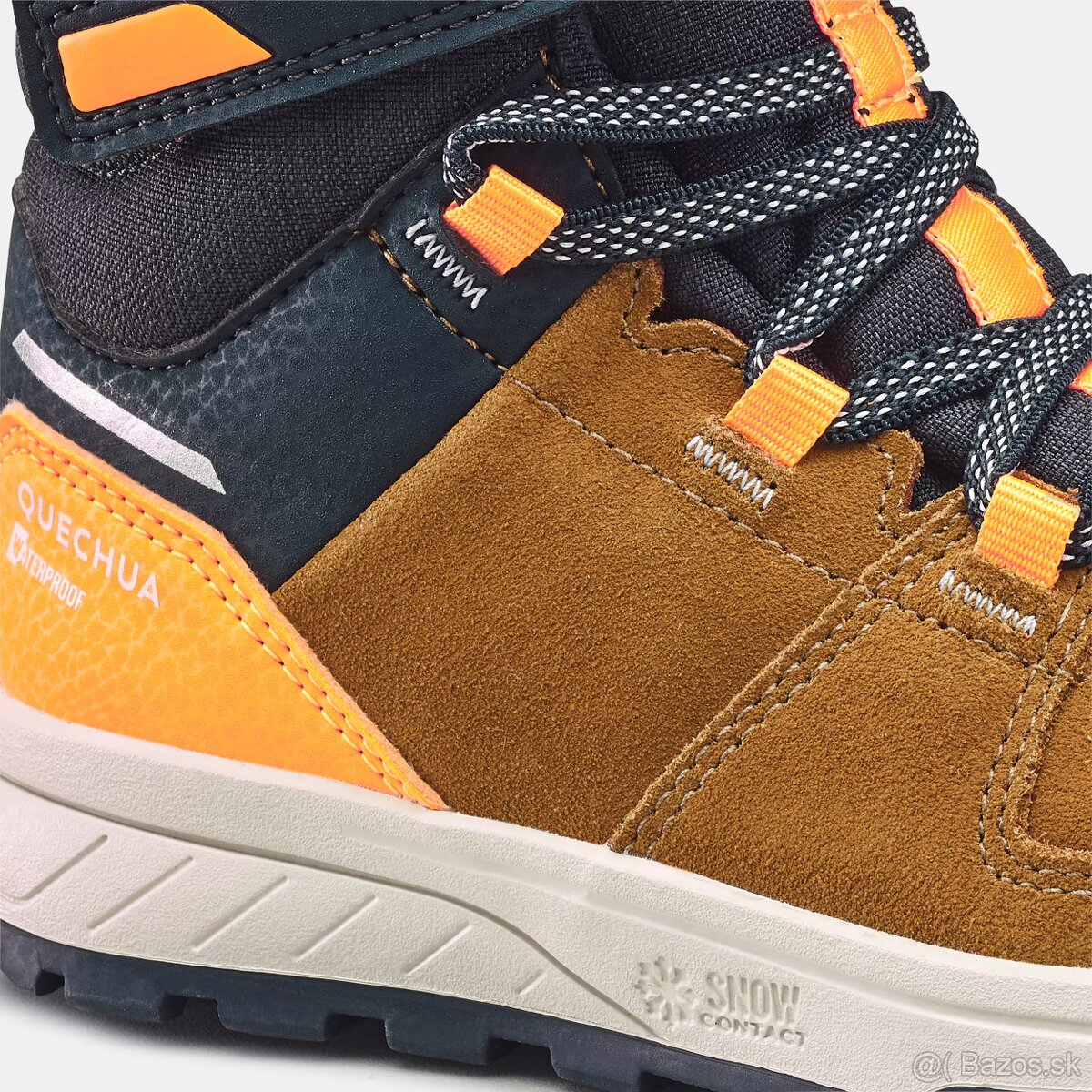 QUECHUA Detská zimná nepremokavá obuv SH500, c.25 - 5