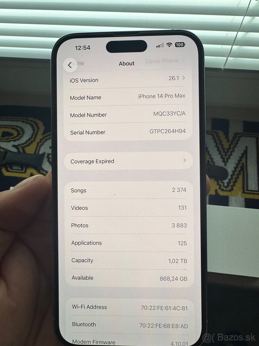 Predám iPhone 14 Pro Max 1TB - 5