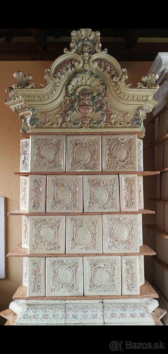 Kachlova pec starozitna - 5