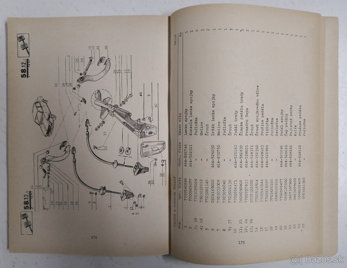 Katalog náhradních dílů Dacia 1300 2 - 5