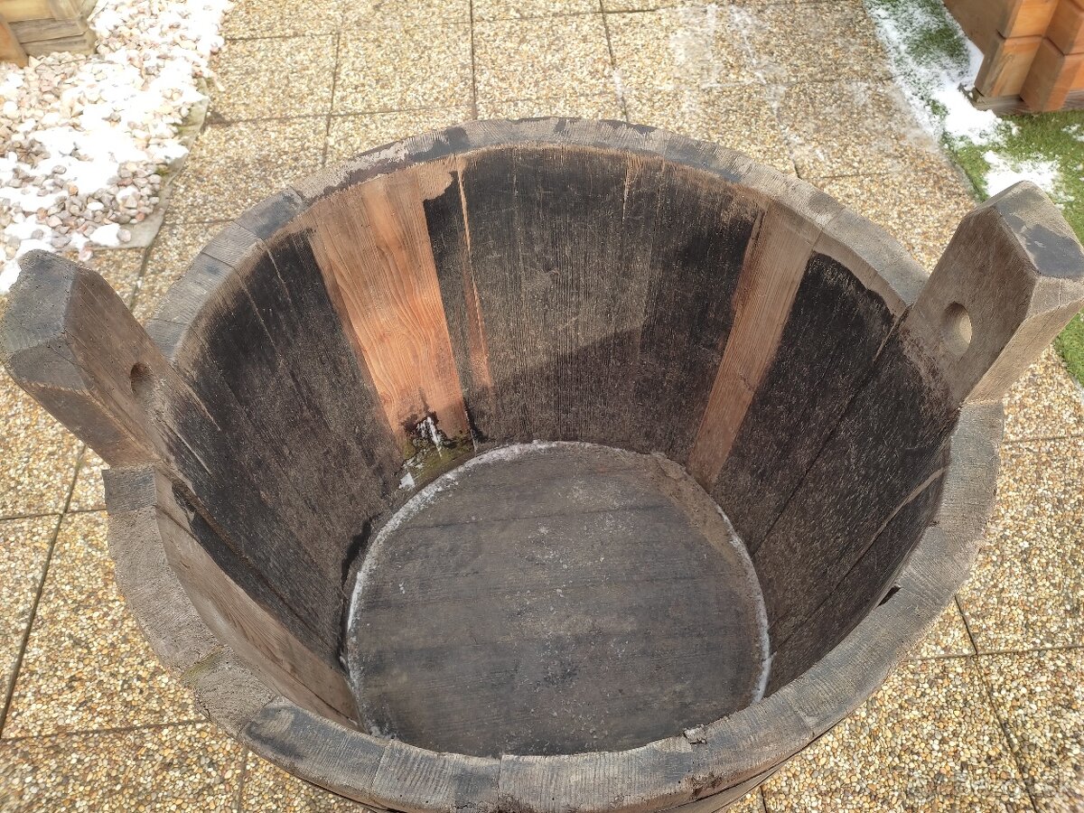 Kolesá drevene a drevené kade - 5