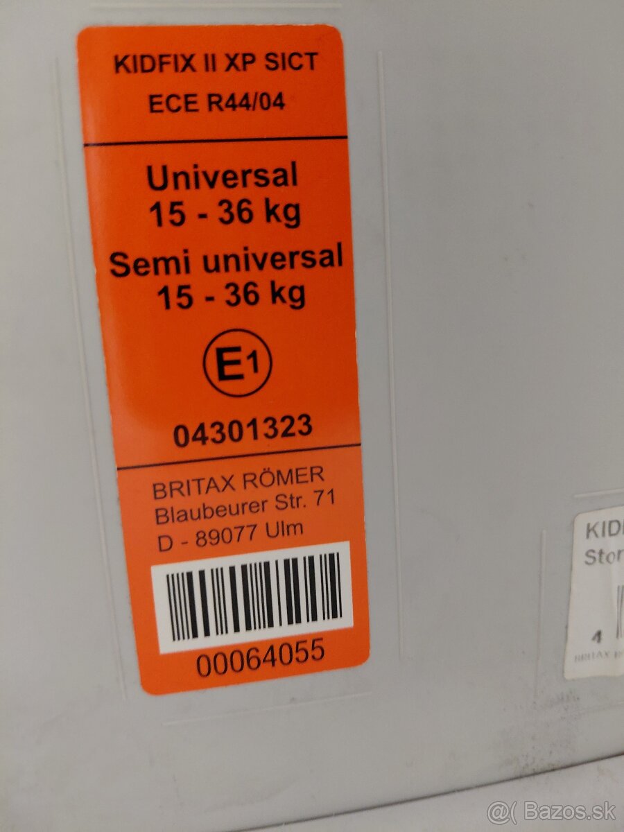 Detska autosedacka Britax Römer Kidfix II XP 15 do 36 kg - 5