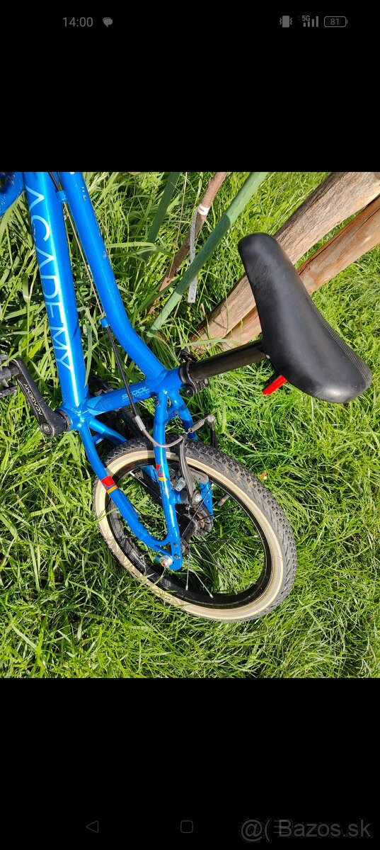 Detský bicykel academy grade 3, 16"modrý - 5