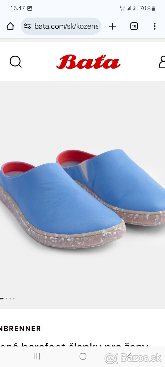 predam celokozene Barefoot šľapky Weinbrenner - 5