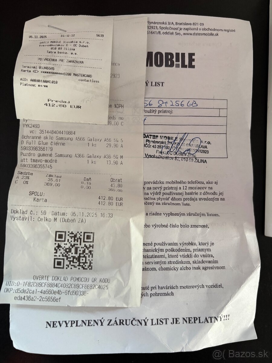 Samsung Galaxy A56 5G NEPOUŽÍVANÝ + ZÁRUKA - 5