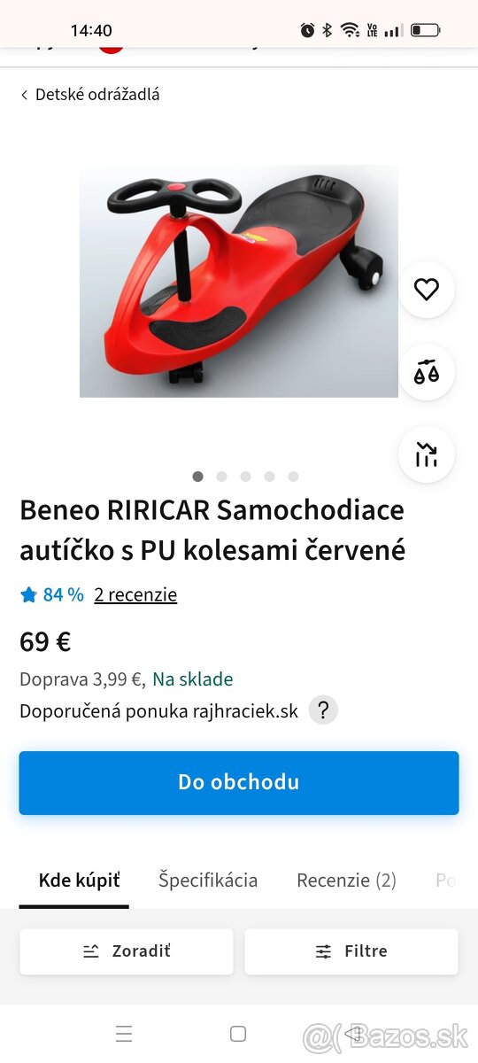 Odrážadlo gravitačné s LED kolieskami - 5