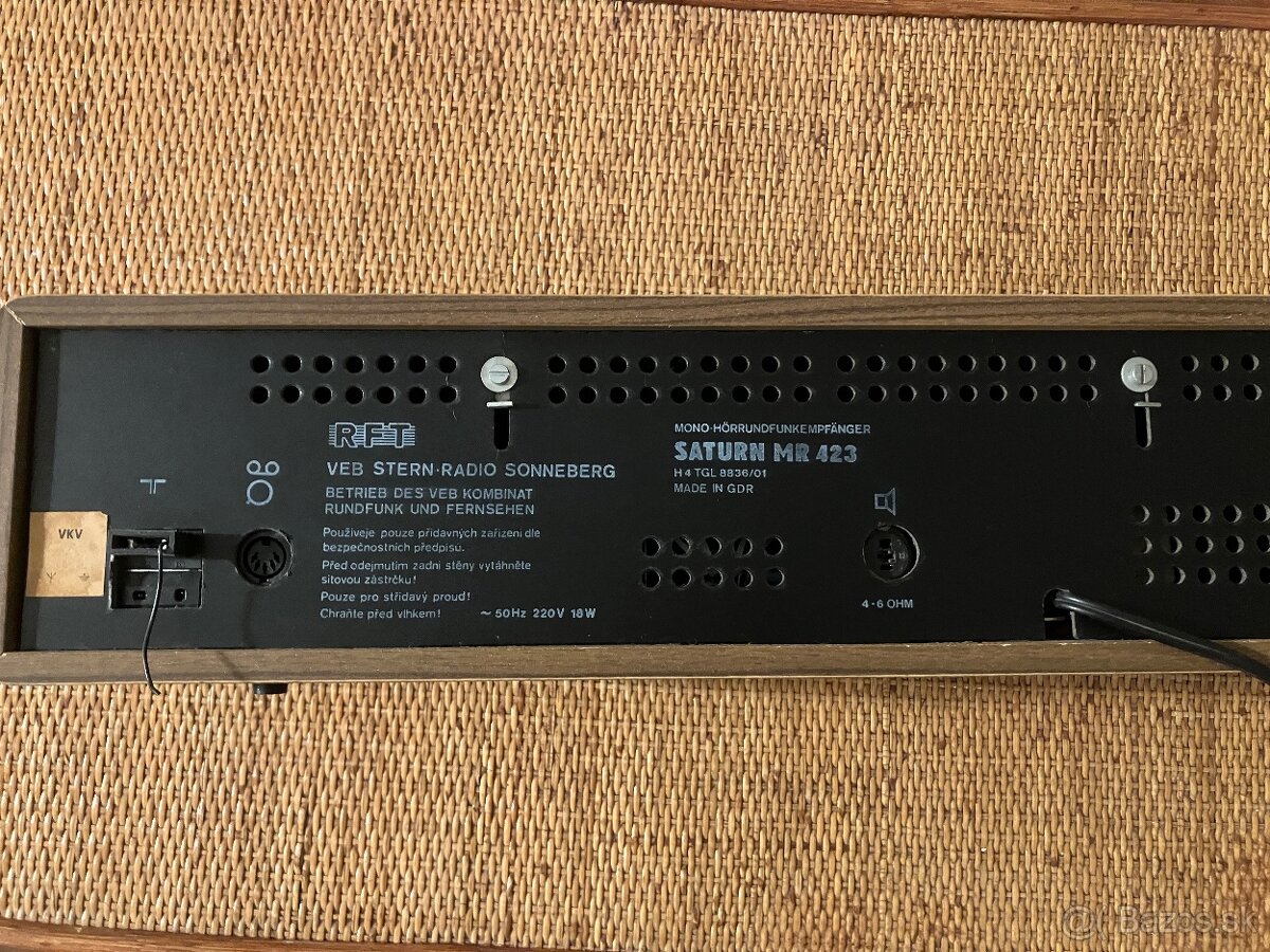 Supraphon 1958 a Radio Saturn 1982 - 5