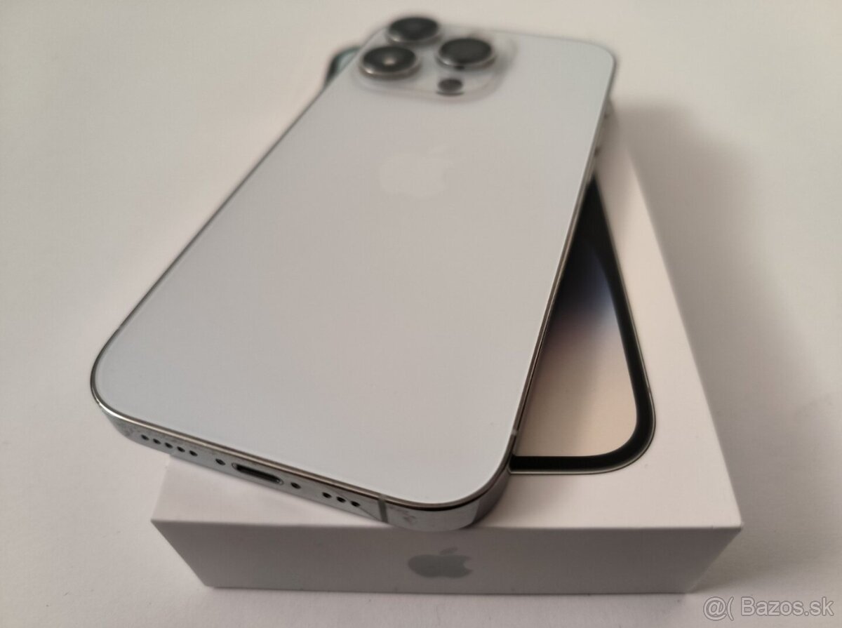 apple iphone 14 PRO 128gb Silver / Batéria 100% - 5