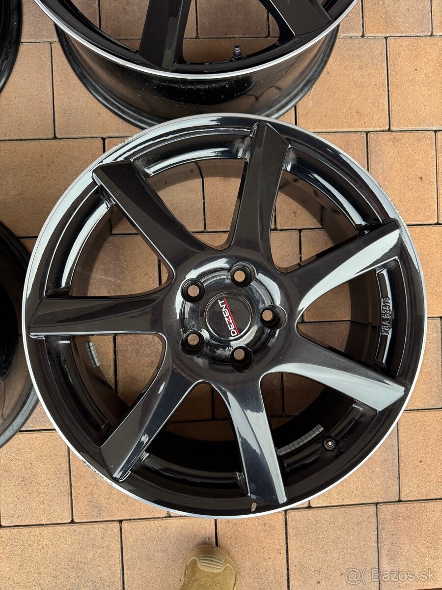 Sada 4x ALU diskov Dezent rozteč 5x112 66,6+krúžky 57,1 - 5