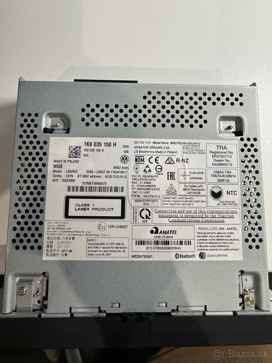 Autorádio pre VW Caddy, Transporter T6, Amarok alebo Beetle - 5