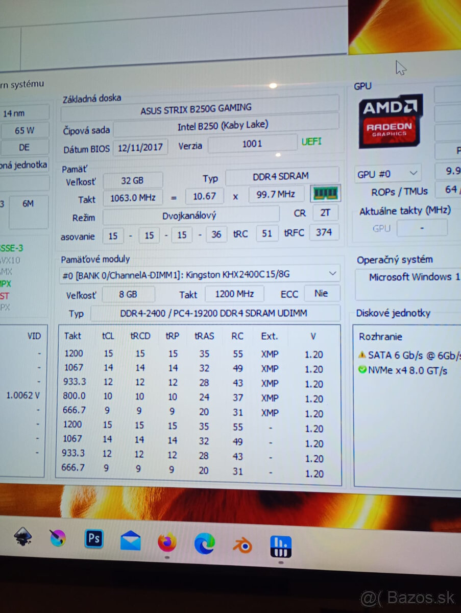 Herný PC i5 7400 s RX 6700 a 32 GB - 5