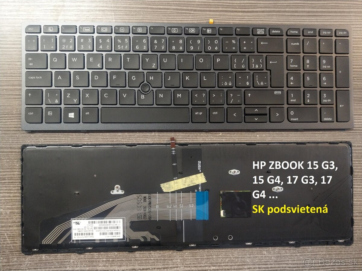 Klavesnice HP Zbook 15 G5 G6 17 G3 G4/HP 4530S 4535S 4730 SK - 5