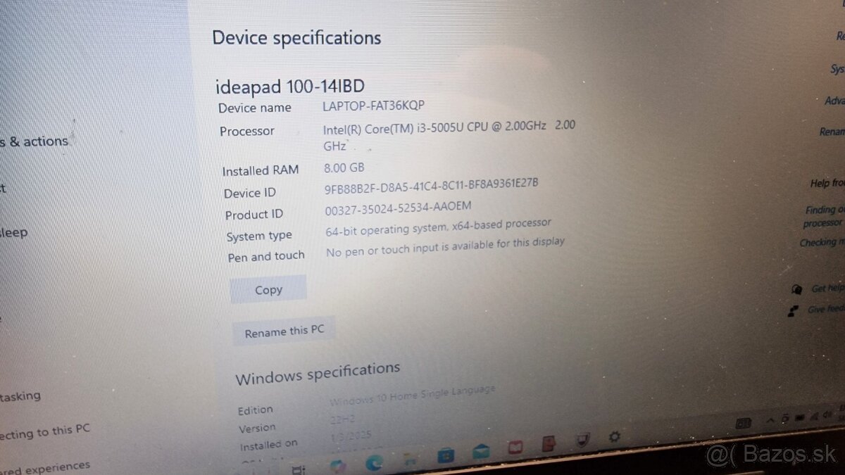 Lenovo Ideapad 100 s nabíjačkou - 5