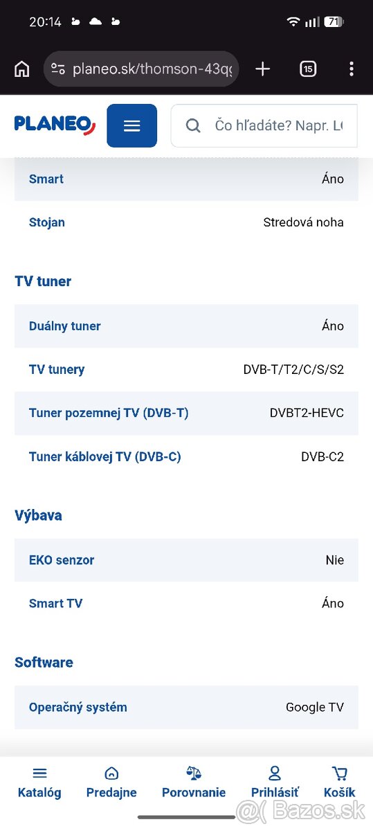 Smart TV Thompson 4K, 43"/109cm - 5