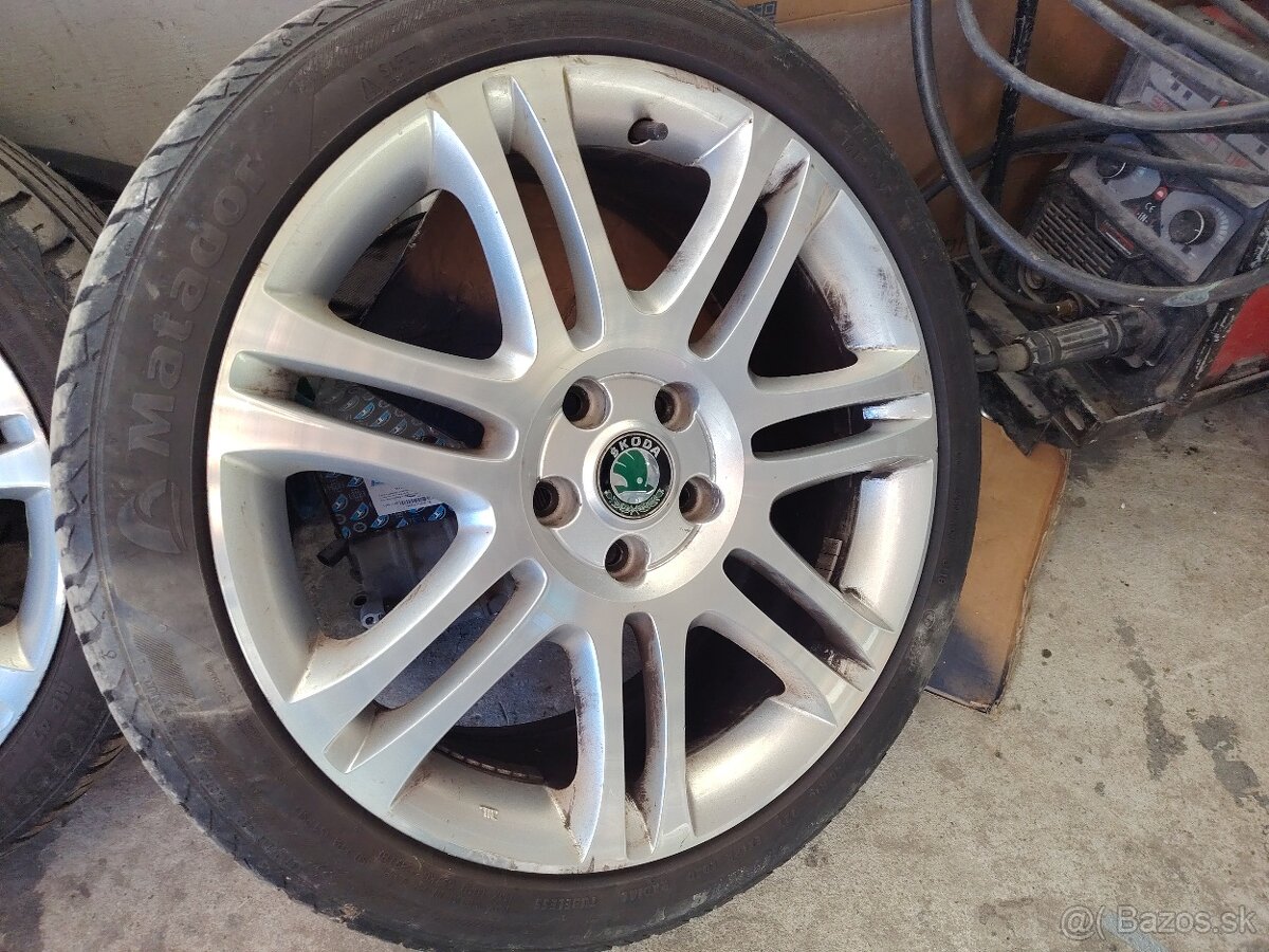 Alu disky Škoda Superb 2 5x112 r18 - 5